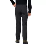 JACK WOLFSKIN Activate XT Men - black - Męskie spodnie trekkingowe / softshellowe 
