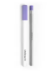 LIFESTRAW Sip – stalowa słomka filtrująca wodę - Thistle Purple