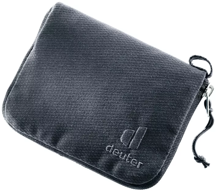 DEUTER Zip Wallet - Portfel zamykany na suwak - black-desert