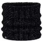 BUFF Bandana Knitted & Fleece Neckwarmer Akna - ciepły komin - Black