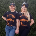 FUNDACJA SZERPOWIE NADZIEI Męska pomarańczowa koszulka - Tatrzańskie szczyty - 4