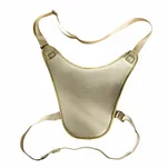 TATONKA Skin Chest Holster Natural- tył saszetki wykończony przyjemnym mikro polarem.