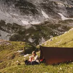 LESOVIK Zmora - Kangaroo brown - ultralekki tarp, płachta biwakowa - 5