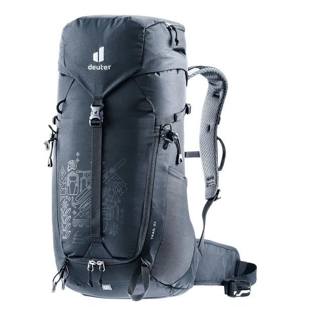 DEUTER Trail 24 - black - plecak turystyczny - 125th Anniversary Edition