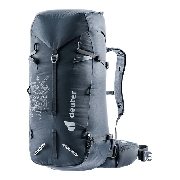 DEUTER Guide 34+8 - black - plecak alpinistyczny / wspinaczkowy - 125th Anniversary Edition