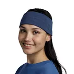 BUFF Opaska na głowę Merino Wide Headband - Solid Night Blue - 2