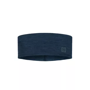 BUFF Opaska na głowę Merino Wide Headband - Solid Night Blue