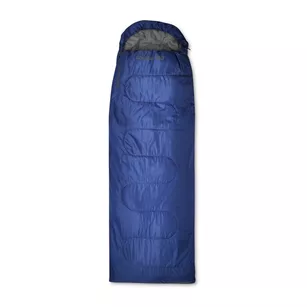 CAMPUS Cougar 150 - granatowy - klasyczny śpiwór turystyczny z kapturem