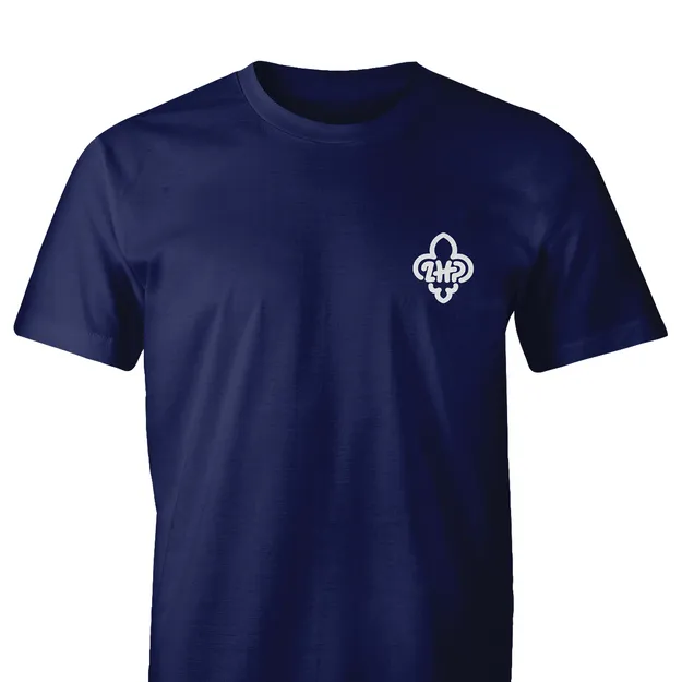 Kolekcja ZHP - koszulka z logo ZHP - męska granatowa