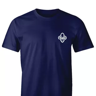 Kolekcja ZHP - koszulka z logo ZHP - granatowa