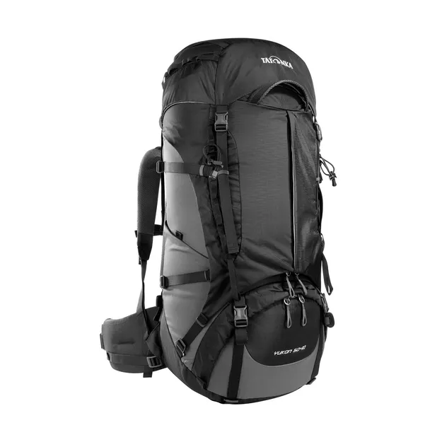 TATONKA Yukon 50+10 - black/titan grey - klasyczny plecak trekkingowy turystyczny