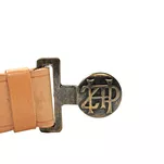 Pas harcerski ZHP skórzany jasny klamra dwuczęściowa - 120 cm - 2