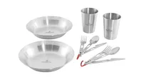 ROBENS Sierra Steel Meal Set - Zestaw naczyń turystycznych dla 2 osób - 7