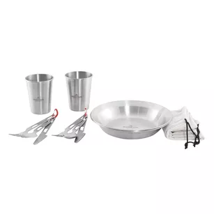 ROBENS Sierra Steel Meal Set - Zestaw naczyń turystycznych dla 2 osób