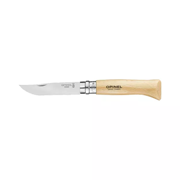 Opinel Inox N°08 Inox natural - rozkładany nóż ze stali nierdzewnej