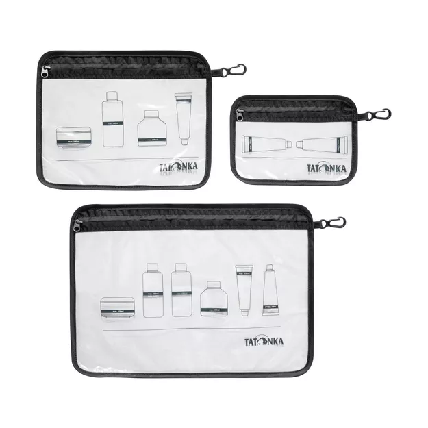 TATONKA Zip Flight Bag Set - zestaw kosmetyczek samolotowych/ saszetki