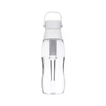 AQUALOGIS Butelka filtrująca Aqua&Go Tritan z filtrem - 500 ml - biała - 2