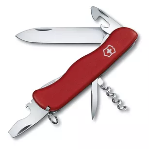 VICTORINOX 0.8353 Picknicker - czerwony - duży scyzoryk z blokowanym ostrzem
