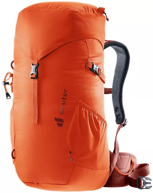 DEUTER Climber 22 - Dziecięcy plecak turystyczny - papaya-redwood