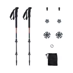 ALPINUS Kije trekkingowe Matterhorn - zielono-brązowe - 2