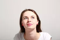 Kolczyki SOKO Design kulki bosmańskie - fioletowe z żółtym i pomarańczowym - 4