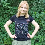 Koszulka Tatry Wysokie czarna damska