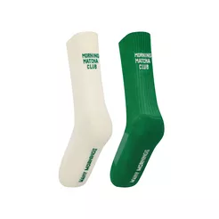 MANY MORNINGS - Matcha Club - kolorowe skarpetki sportowe