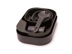 WILDO The Camp-A-Box Complete - Lime/Dark Grey - zestaw naczyń na biwak / menażka