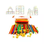 Słomki konstrukcyjne - edukacyjne - 300 elementów - dla dzieci / animatorów - 3