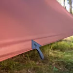 LESOVIK Groza Ultralight - Terra Rosa - płachta turystyczna - tarp do hamaka - 5
