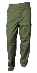 MIL-TEC BDU zielone - Spodnie mundurowe bojówki