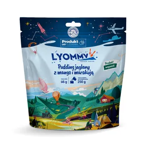 LYOMMY Pudding jaglany z mango i marakują - 250 g - danie liofilizowane / liofilizat