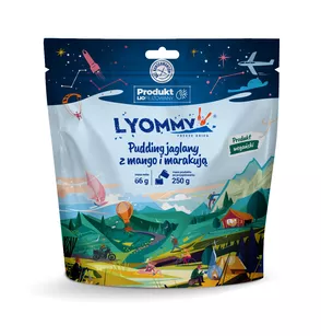 LYOMMY Pudding jaglany z mango i marakują - 250 g - danie liofilizowane / liofilizat