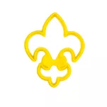 Foremka do ciastek i pierników / wykrawaczka - lilijka harcerska 