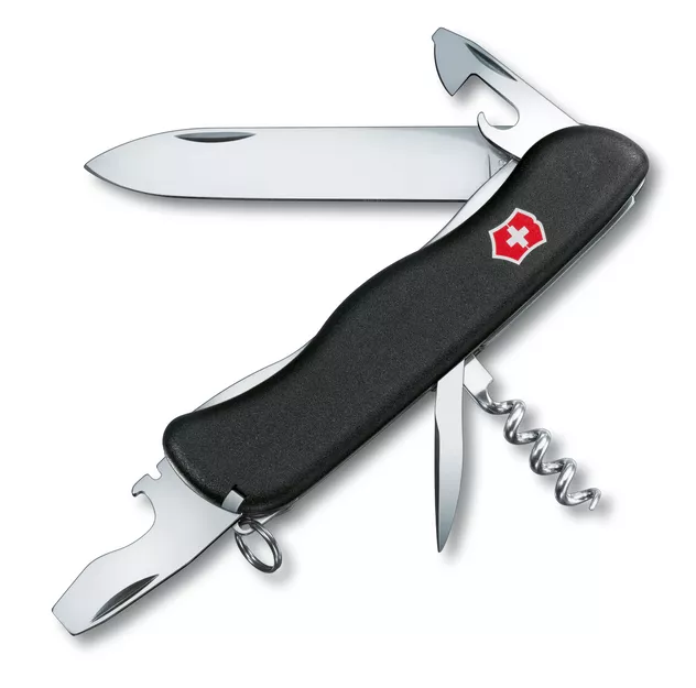 VICTORINOX 0.8353.3 Picknicker - czarny - duży scyzoryk z blokowanym ostrzem