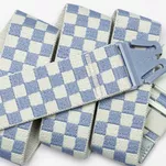 ARCADE Check (3,9 cm) - elastyczny pasek do spodni - Sky/Sage - 2