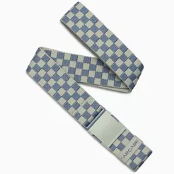 ARCADE Check (3,9 cm) - elastyczny pasek do spodni - Sky/Sage