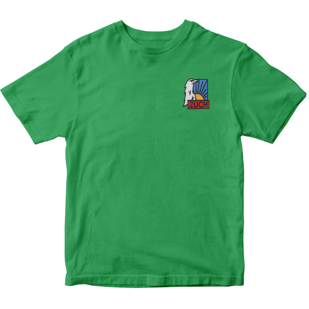 Koszulka zucha z haftowanym logo - dziecięca zielona