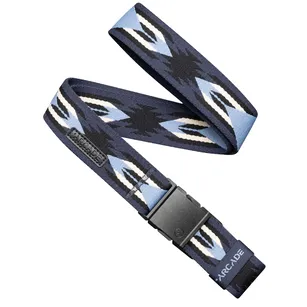 ARCADE Ironwood SLIM (3,2 cm) - Sky Black - Pasek elastyczny pasek do spodni