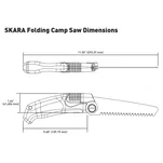 GEAR AID Skara Camp Saw - składana piła turystyczna z etui - 4