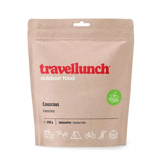 TRAVELLUNCH wegetariański kuskus z warzywami - porcja podwójna - 850 g - danie liofilizowane
