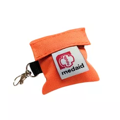 MEDAID Mini apteczka kieszonkowa brelok ratunkowy z wyposażeniem - pomarańczowy