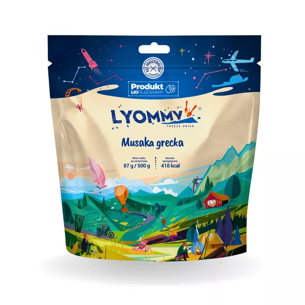 LYOMMY Musaka grecka - 350 g - danie liofilizowane / liofilizat
