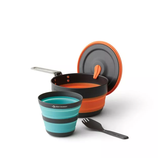 SEA TO SUMMIT Frontier Collapsible 1L Pot Cook Set - zestaw: garnek, spork, kubek
