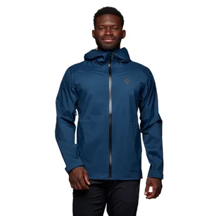 BLACK DIAMOND Stormline Stretch Rain Shell - Indigo - męska kurtka przeciwdeszczowa