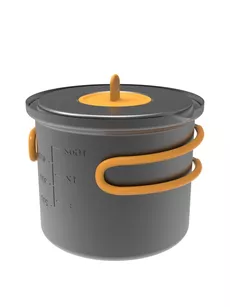 ROCKLAND Travel Light 0,6 L - Menażka/garnek turystyczny aluminiowy