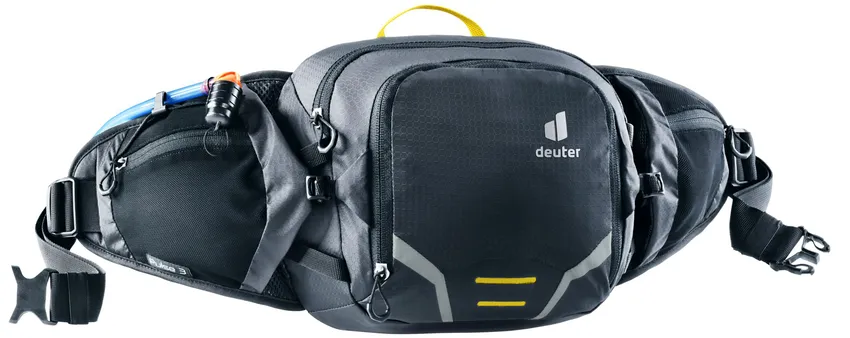 DEUTER Pulse 3 - Black - Nerka na bukłak biegowa lub rowerowa