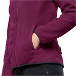 JACK WOLFSKIN Moonrise Women FZ - wild berry - damska kurtka polarowa