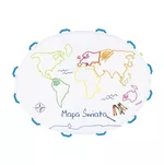 AKSON - Chusta kreatywna - mata edukacyjna - Mapa Świata do malowania - 2