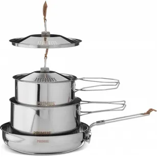 PRIMUS CampFire Cookset small - Turystyczny, stalowy zestaw do gotowania